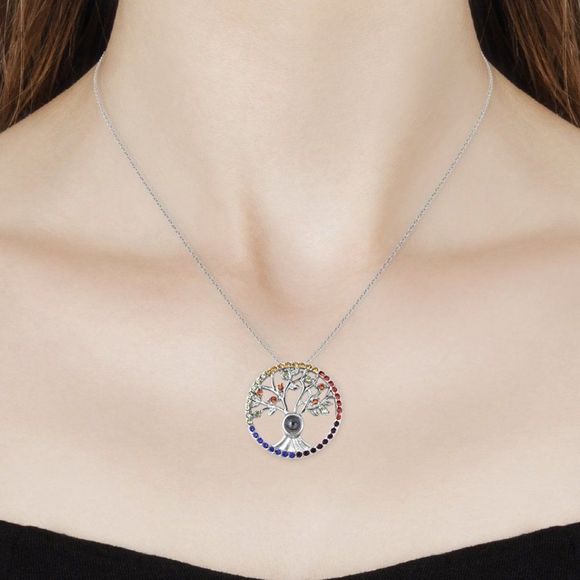 Tree of Life Pendant Necklace Chain 20 Inches - Picture 2 of 8